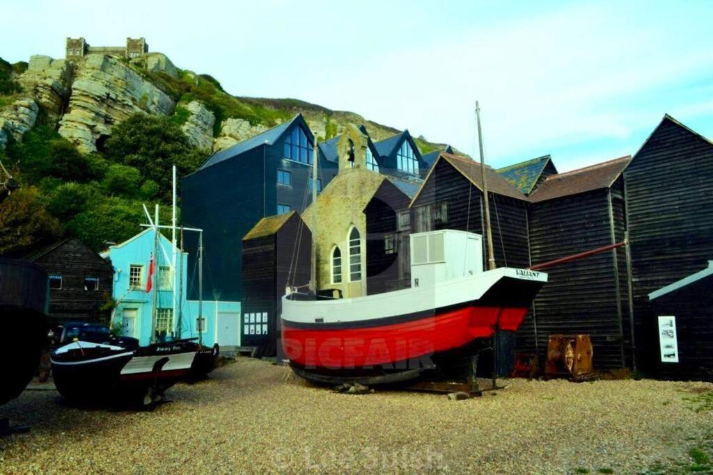 Charming, Bright, Hilltop Apartment. Hastings Dış mekan fotoğraf